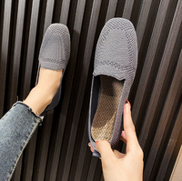 Farah - Orthopädische Damen Rutschfeste Flache Schuhe in Grau