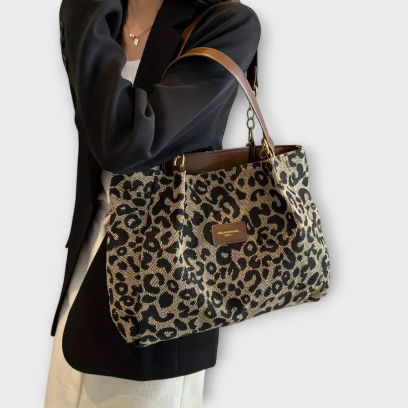 Brava - Leopard Canvas Tote