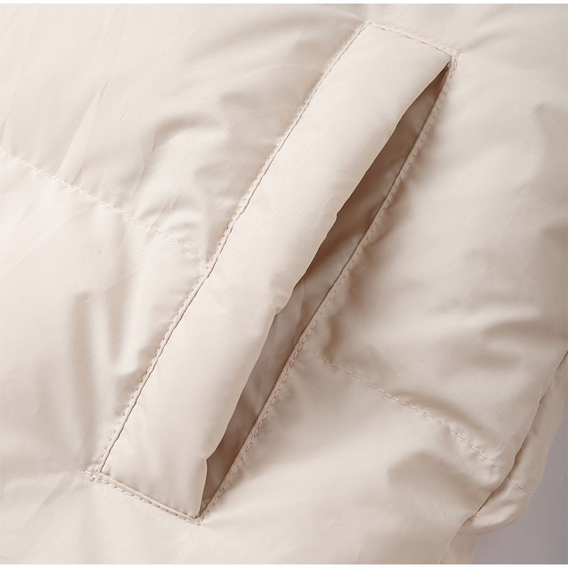 Abigail – Lange Pufferjacke mit hohem Kragen für Damen | Ultrawarmer, langer Steppmantel