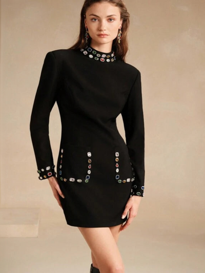 Elegantes Kristall-Minikleid für besondere Anlässe