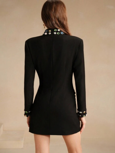 Elegantes Kristall-Minikleid für besondere Anlässe