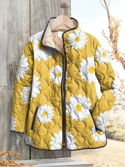 Charmante Daisy-Muster Damenjacke