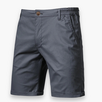 Herren Bequeme Stretch Shorts | Leichte Sommerhose in Dunkelgrau