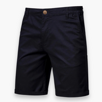 Herren Bequeme Stretch Shorts | Leichte Sommerhose in Schwarz