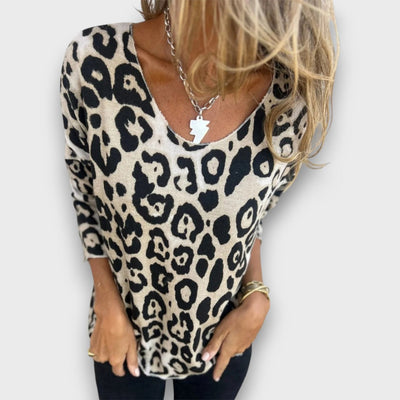Serana – Bluse mit Leopardenmuster