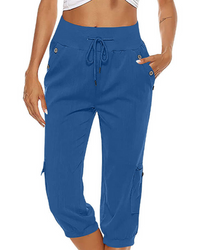Damen Bequeme Freizeithose | Sportlich in Blau