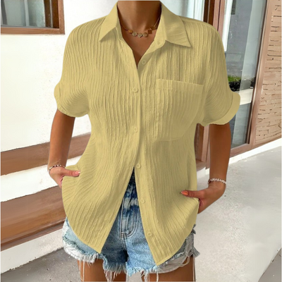 Anneke™ | Elegante Bluse mit Hemdkragen