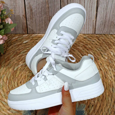 Damen-Sneaker mit Schnürverschluss und Chunky-Sohle