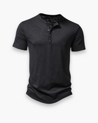 Herren Lässiges T-Shirt | Bequem für Sommer und Freizeit in Schwarz