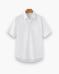 Herren Lässiges Polo Shirt | Bequemes Poloshirt in Weiß
