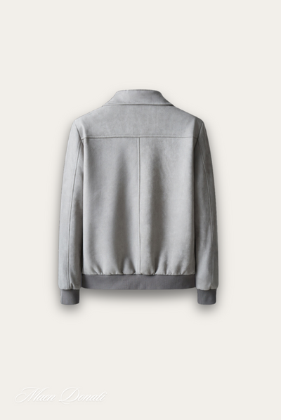 Trendiger grauer Herrenmantel – Matteo