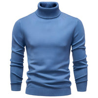 Carson - Stilvoller Rollkragenpullover in Hellblau