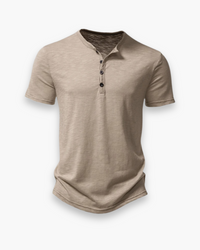 Herren Lässiges T-Shirt | Bequem für Sommer und Freizeit in Khaki