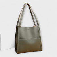 Brava - Handgefertigte Ledertasche in Grün