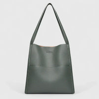 Adelaide | Elegante Schultertasche in Grün
