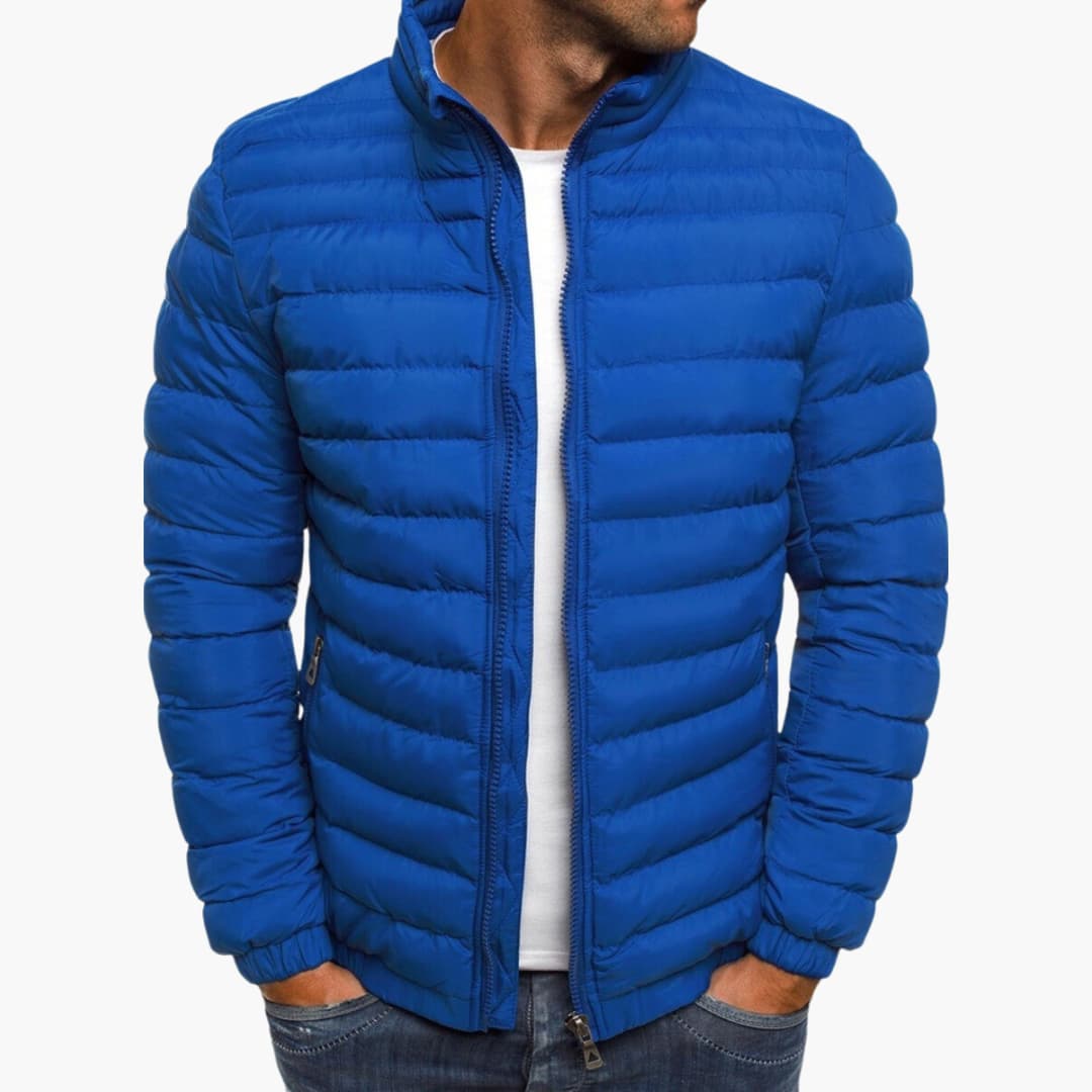 Leichte Steppjacke mit Reißverschluss - Herren Übergangsjacke