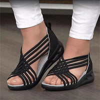Orthopädische Damen Sommerschuhe – Liora in Schwarz