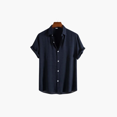 Herren Sommer Schlafanzug Set mit Kurzarmhemd und langer Hose