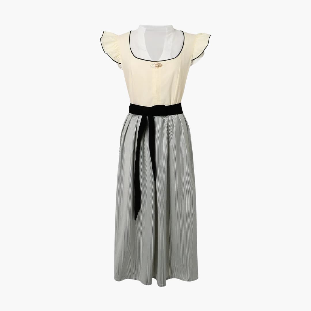 Herzausschnitt Dirndl kleid für Damen - Oktoberfest 2025