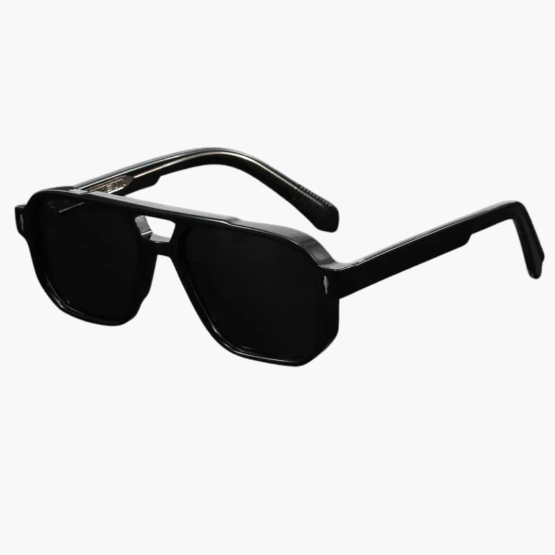 Damen Sonnenbrille mit Pilotenform und Antiblau-Lichtgläsern