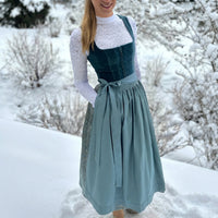 Muriel - Elegantes, klassisches Dirndl (Futter nicht enthalten) in Marineblau