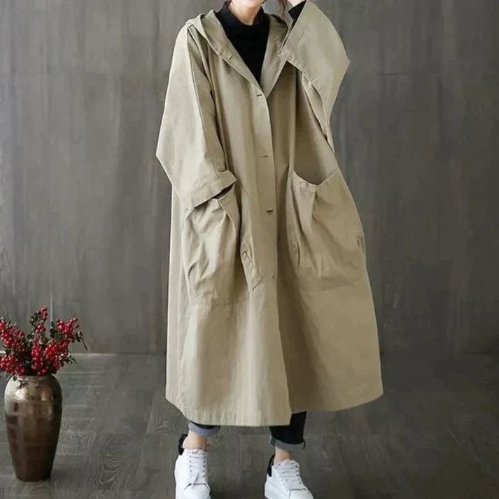 Trendiger Oversized Damen-Trenchcoat - Maren
