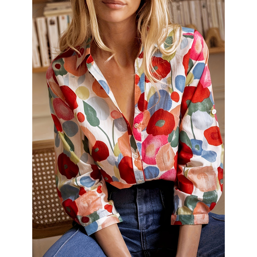 Solveig® | Blumenshirt für Damen