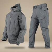 Gergely - Bequemes Set für Freizeitaktivitäten draußen in Grau