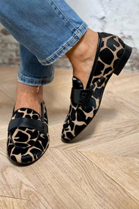 Alexa | Rutschfest Schlupf Loafer in Schwarz
