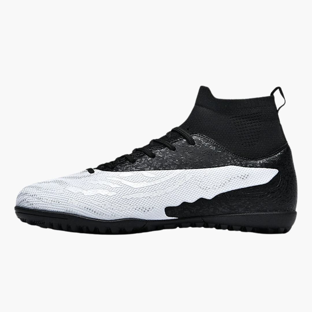 Herren-Fußball schuhe mit Schnürverschluss und Noppensohle