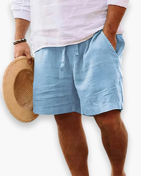 Herren Atmungsaktive Komfort Hose | Sommer in Hell Blau