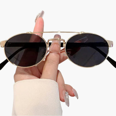 Damen Sonnenbrille mit ovalen Gläsern und UV-Schutz