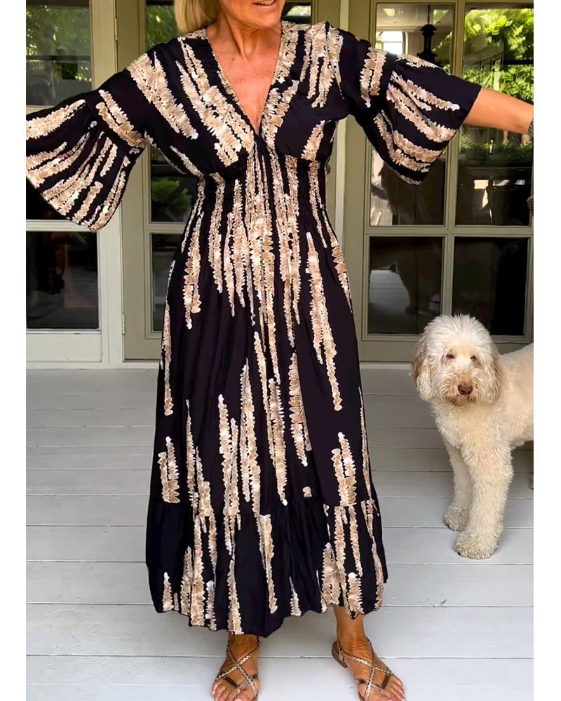 Catalina® | Zeitloses Halbkleid mit V-Ausschnitt für Damen