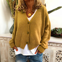 Deena - Bequeme und warme Jacke in Gelb
