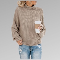 Braelyn | Pullover mit hohem Kragen in Beige
