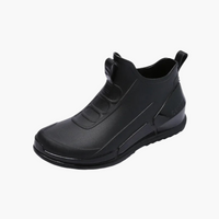 Damen Slipper Stiefel mit geschlossenem Schaft in Schwarz