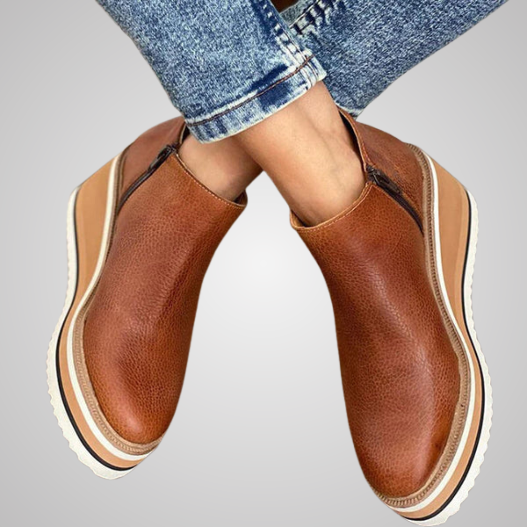 Deborah™ | Premium Sandale mit Keilabsatz