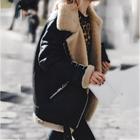 Cassandra - Stilvolle und warme Jacke in Schwarz