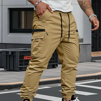 Aldric - Performance-Stretch-Cargo-Jogginghose in Khaki