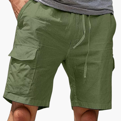 Herren Cargo Shorts mit Taschen aus Sommerstoff