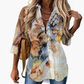 Beige mit mehrfarbigem Blumenmuster