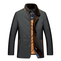 Alden | Winterjacke-Weste mit Stehkragen in Schwarz