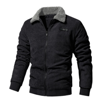 James - Warme und vielseitige fleecejacke für herren in Grau
