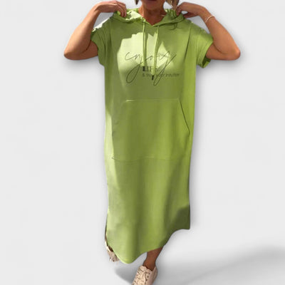 Daiselle – Lässiges Kapuzenkleid mit Taschen