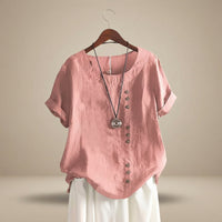 Jayla - Stilvolle Leichte Bluse in Rosa
