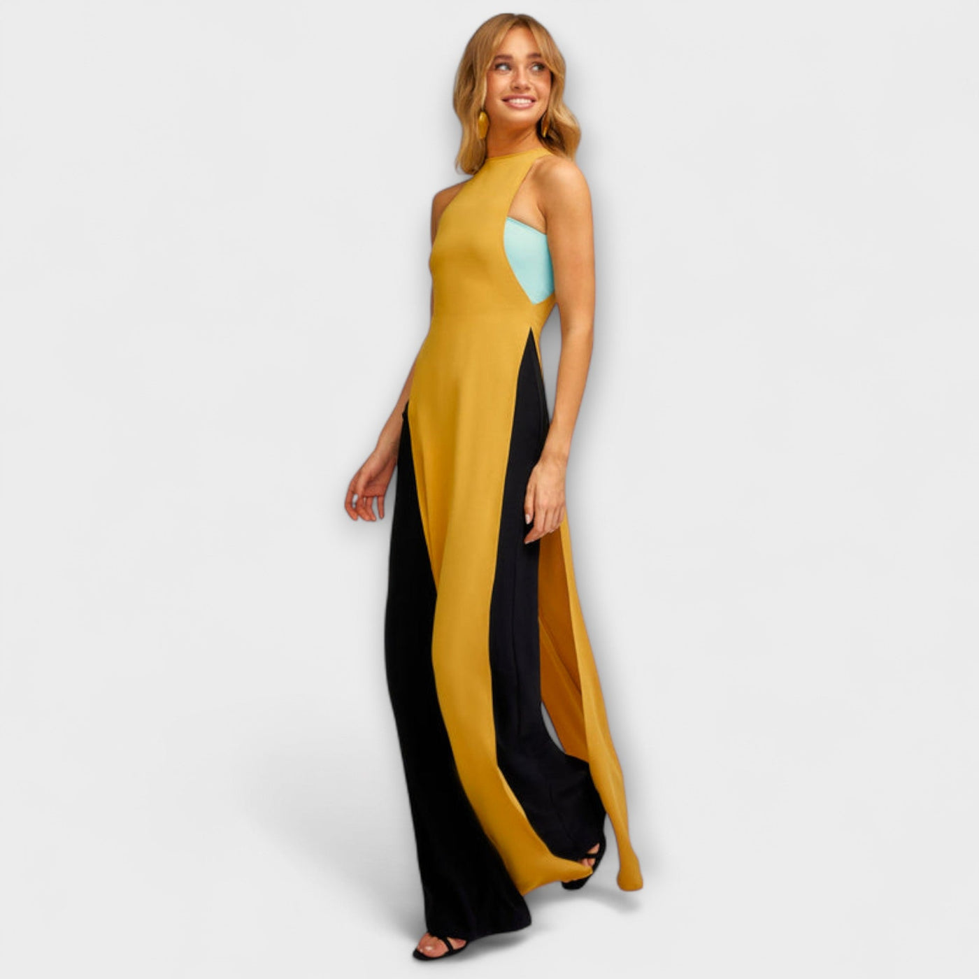 Kimberly - Dunkeltürkiser Jumpsuit