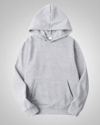 Aiden | Herren Lässiger Oversized Pullover mit Kapuze in Hellgrau