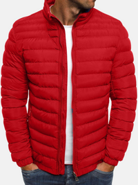 Daunenjacke Herren Leicht | Steppjacke Modern in Rot