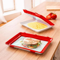 3+2 Gratis | FrischLock™ Langanhaltender Frischebewahrer in Rot