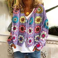 Nydia - Komfortabler und warmer Pullover in Lila